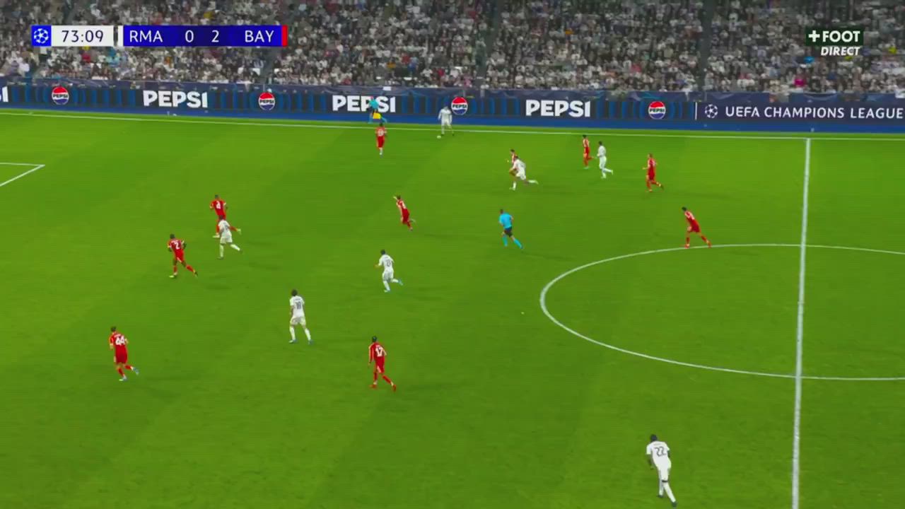 Real Madrid's Kylian Mbappé scored the team's first goal of the match at min 74' 🔥

📝⏱️ 83': Rea...