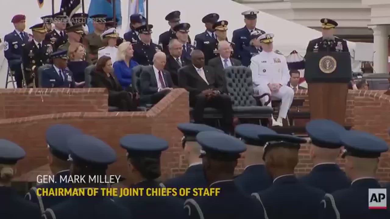 Gen. Mark Milley's September 2023 retirement speech as Joint Chiefs Chairman, where he states the U....