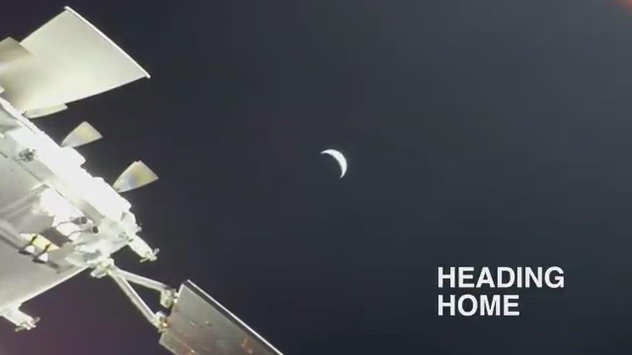 On Day 8 of Artemis II, the first crewed lunar orbit mission, NASA shares footage of the four astron...