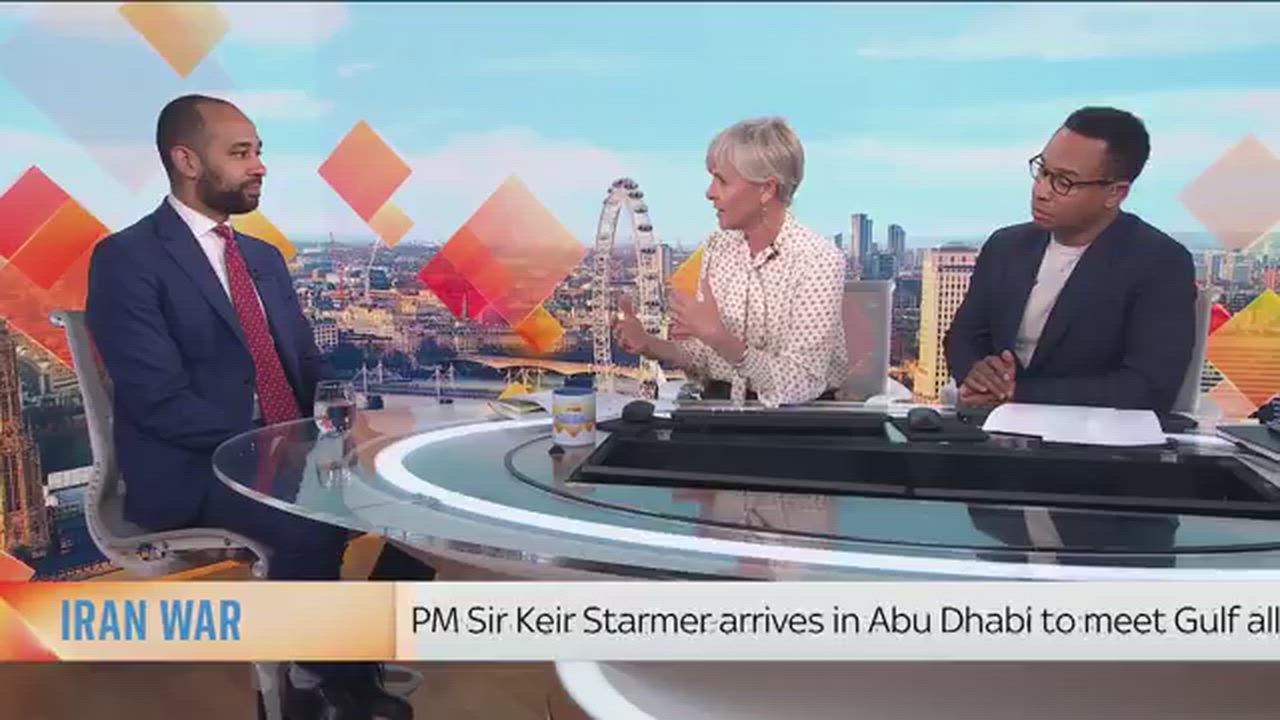 Sky News reports Lib Dems president Josh Babarinde criticizing US President Trump as a "Bugsy Malone...