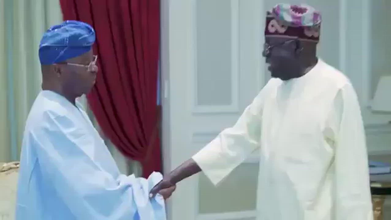 President Bola Tinubu hosts Oba Otudeko and Kessington Adebutu at Lagos residence