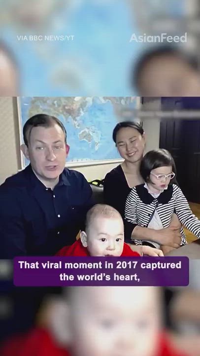 Remember Professor Robert E. Kelly's toddlers Marion and James that interrupted his live BBC discuss...