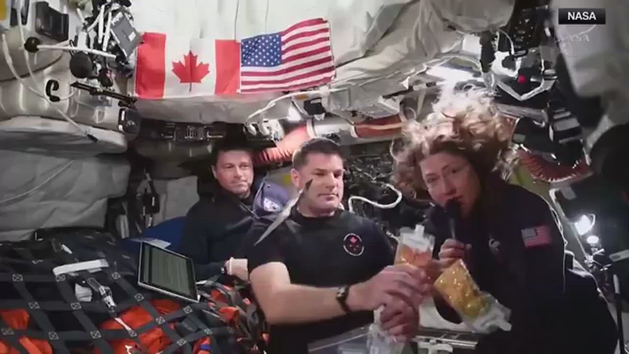 Randi Kaye's report on the Artemis II crew's safe splashdown after their 10-day mission orbiting the...