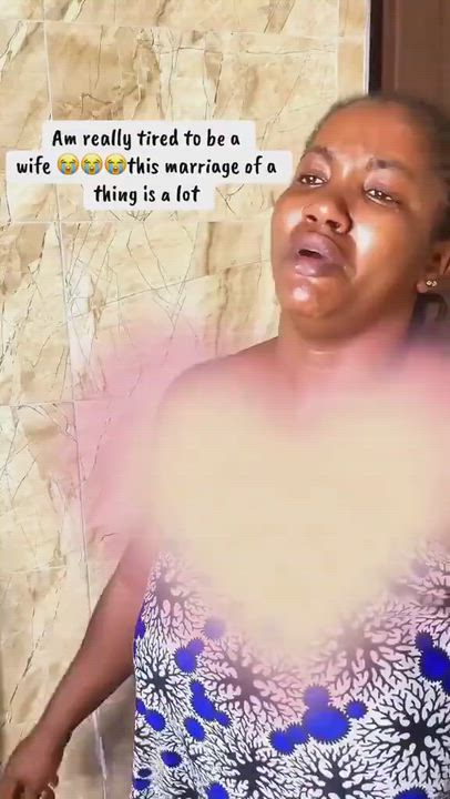 Watch how a  Nigerian Woman Breaks Down Over Endless Chores & Emotional Neglect