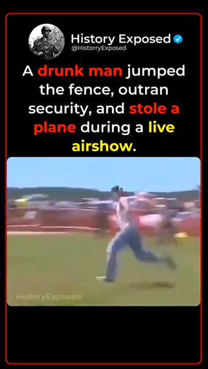 Joke of the daY!! A Drunk Man Stole a Plane at an Airshow 🍺✈️