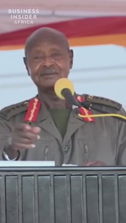 Ugandan President Yoweri Museveni on the global tech divide, stating that while US satellites orbit...