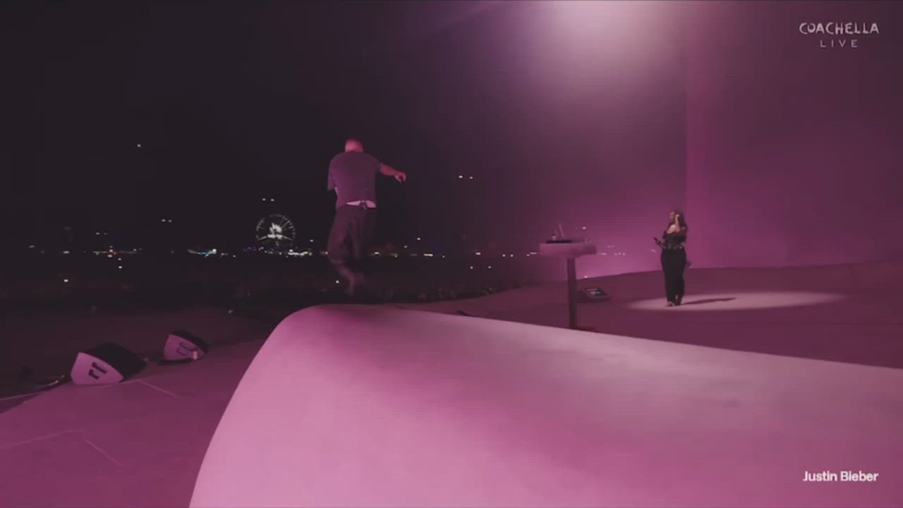 Wizkid and Teams joins Justin Bieber on stage alongside to perform "Essence Remix” live at Coachella...