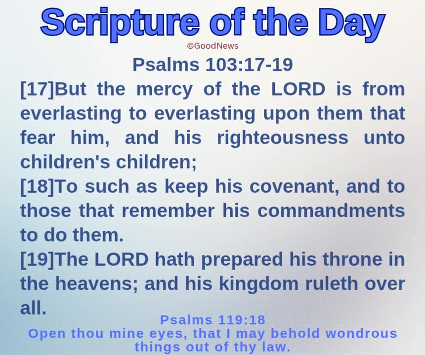 #ScriptureDelight
Meditate and act positively on the Word, and where applicable, pray and make your...