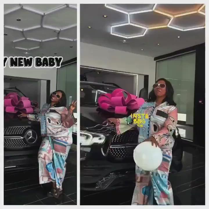 Actress Wumi Toriola spends billions of Naira to gift herself a brand new Mercedes Benz