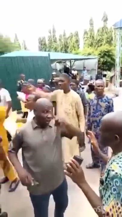 Chaos As Retired Police Officers Stage Protest At The Force Headquarters Over Delayed Pension Paymen...