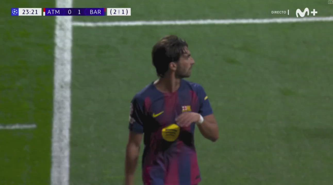 Ferran Torres scored for #Barcelona (24'), making it 2-2 on aggregate ⚽🔥

#ChampionsLeague #UEFA...
