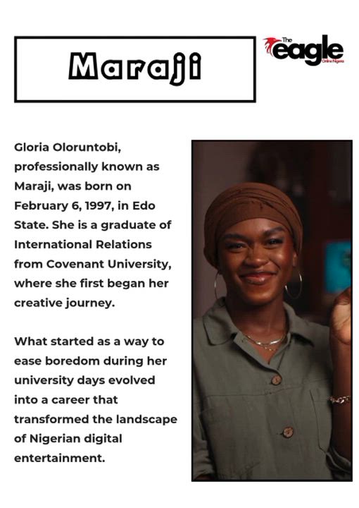 WCW Alert 🚨

Today’s WCW goes to Gloria Oloruntobi popularly known as Maraji, one of Nigeria’s most...