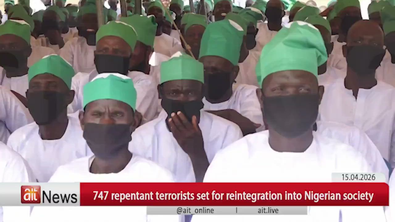 Video of ex- Boko haram members to be reintegrated into the Nigerian society