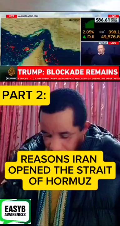 PART 2:
REASONS IRAN OPENED
THE STRAIT OF
HORMUZ