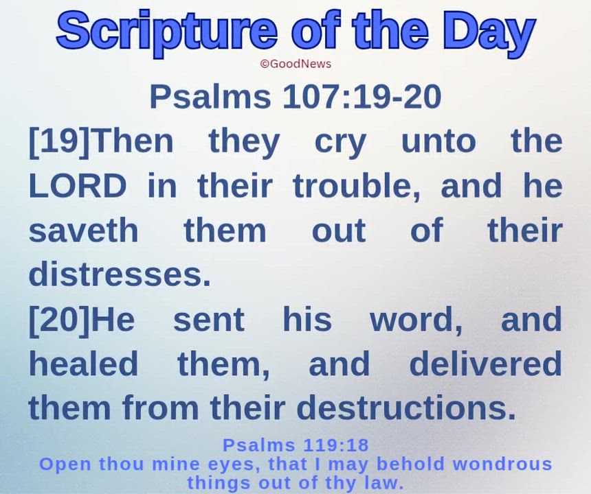 #ScriptureDelight
Meditate and act positively on the Word, and where applicable, pray and make your...