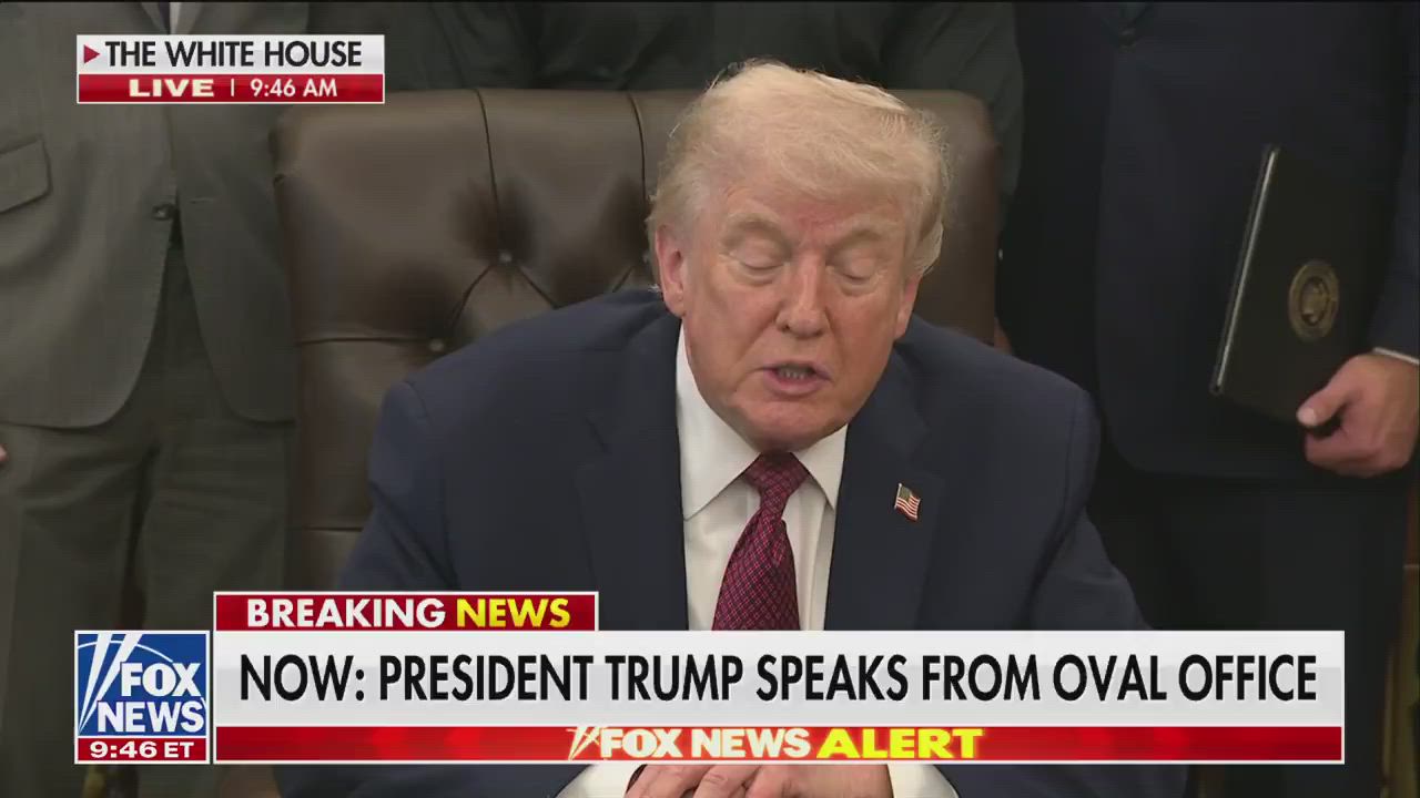 President Trump weighs in on Iran's latest actions in the Strait of Hormuz. Says  "They can't blackm...