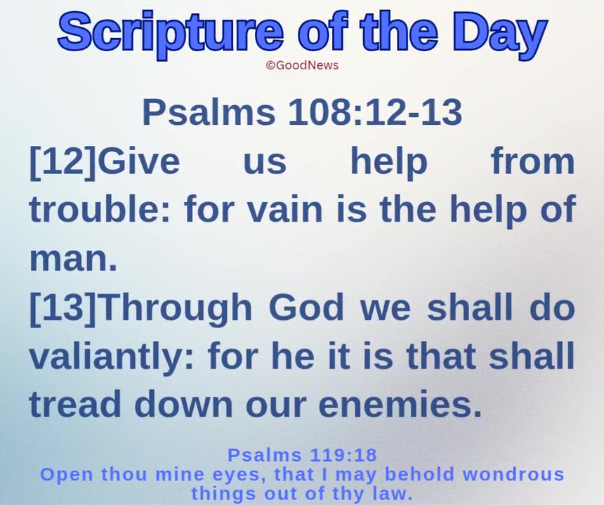 #ScriptureDelight
Meditate and act positively on the Word, and where applicable, pray and make your...