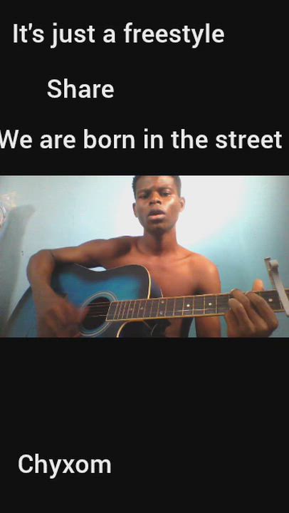 It's just a freestyle for the street from the street