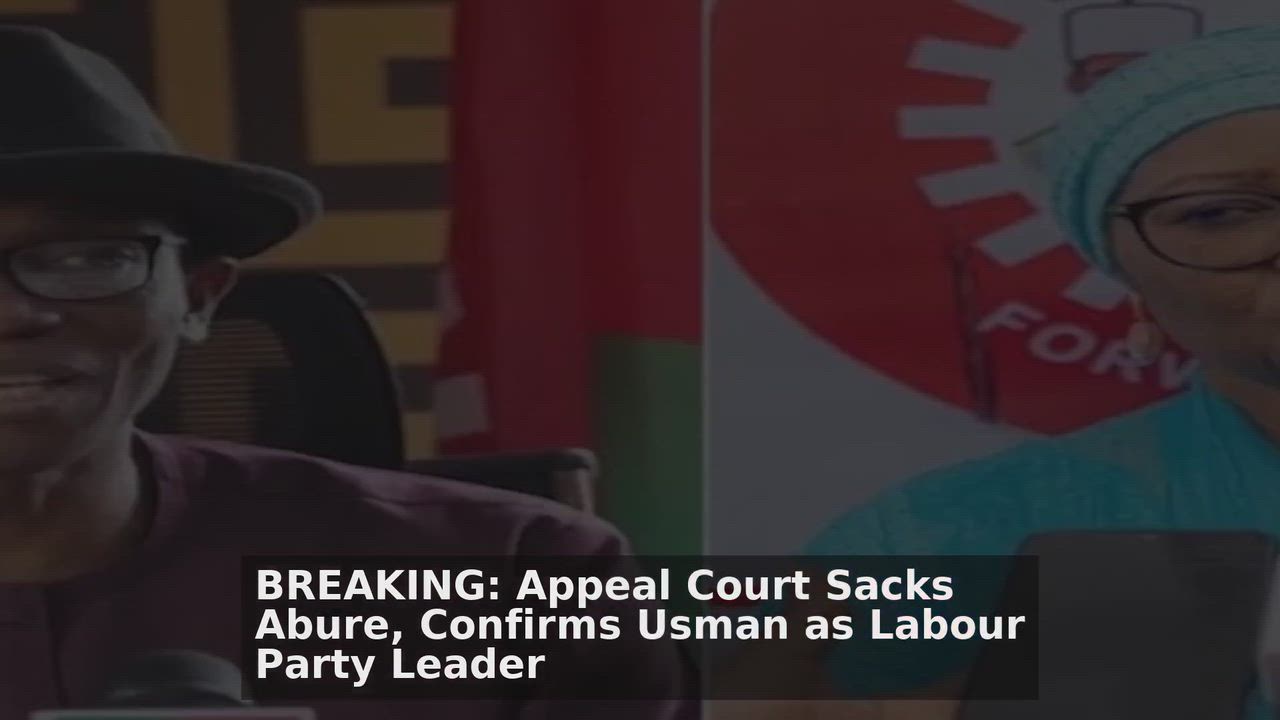 Top 10 Politics Nigeria headlines 🙄🚀 discussions:
1. BREAKING: Appeal Court Sacks Abure, Confirms...