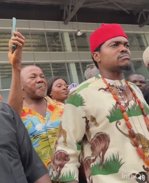 Blord speaking after arriving at Anambra Airport following his release from Kuje