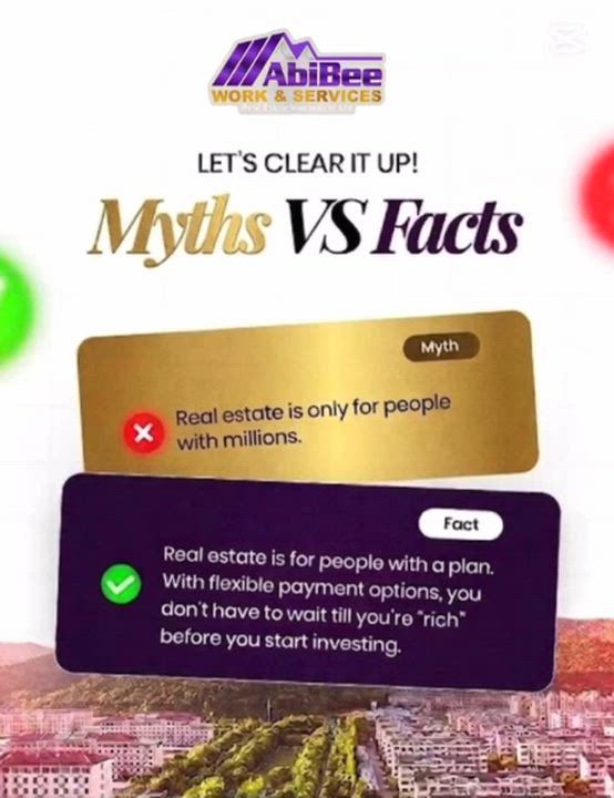 One fact at a time with Real Estate, Myths are cheap but facts build wealth, lets learn to build wea...