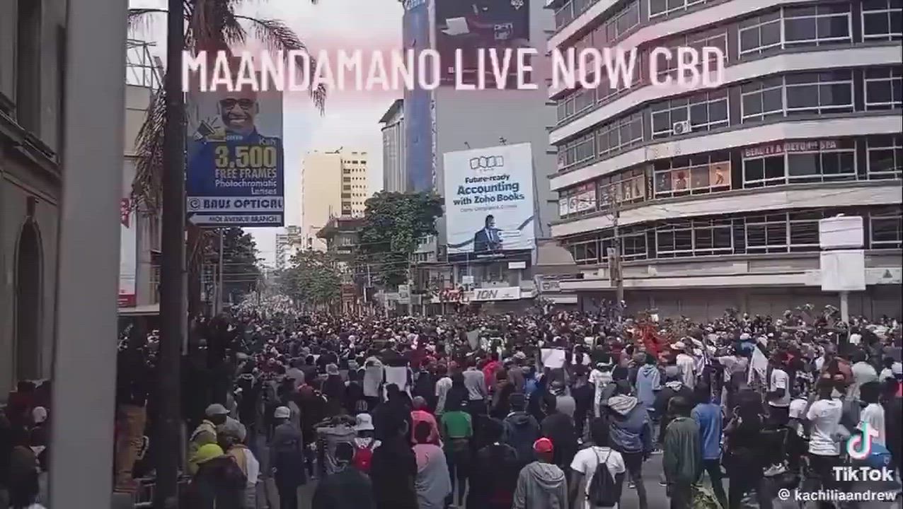 Kenyan youths hit the streets again to protest rising fuel prices and cost of living