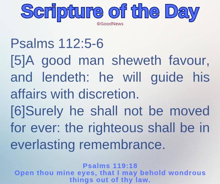 #ScriptureDelight
Meditate and act positively on the Word, and where applicable, pray and make your...