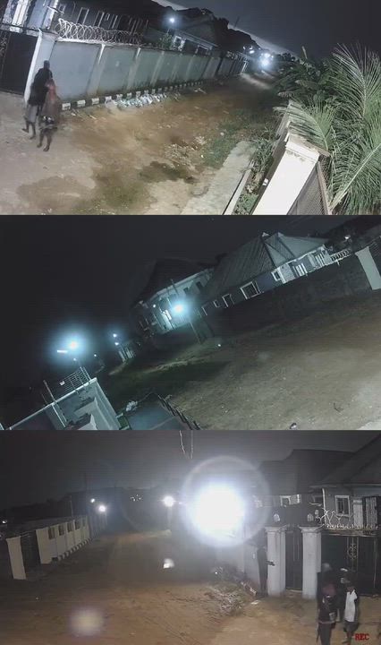 A resident of Benin recounts the terrifying moment captured on CCTV as bandits tried to break into h...