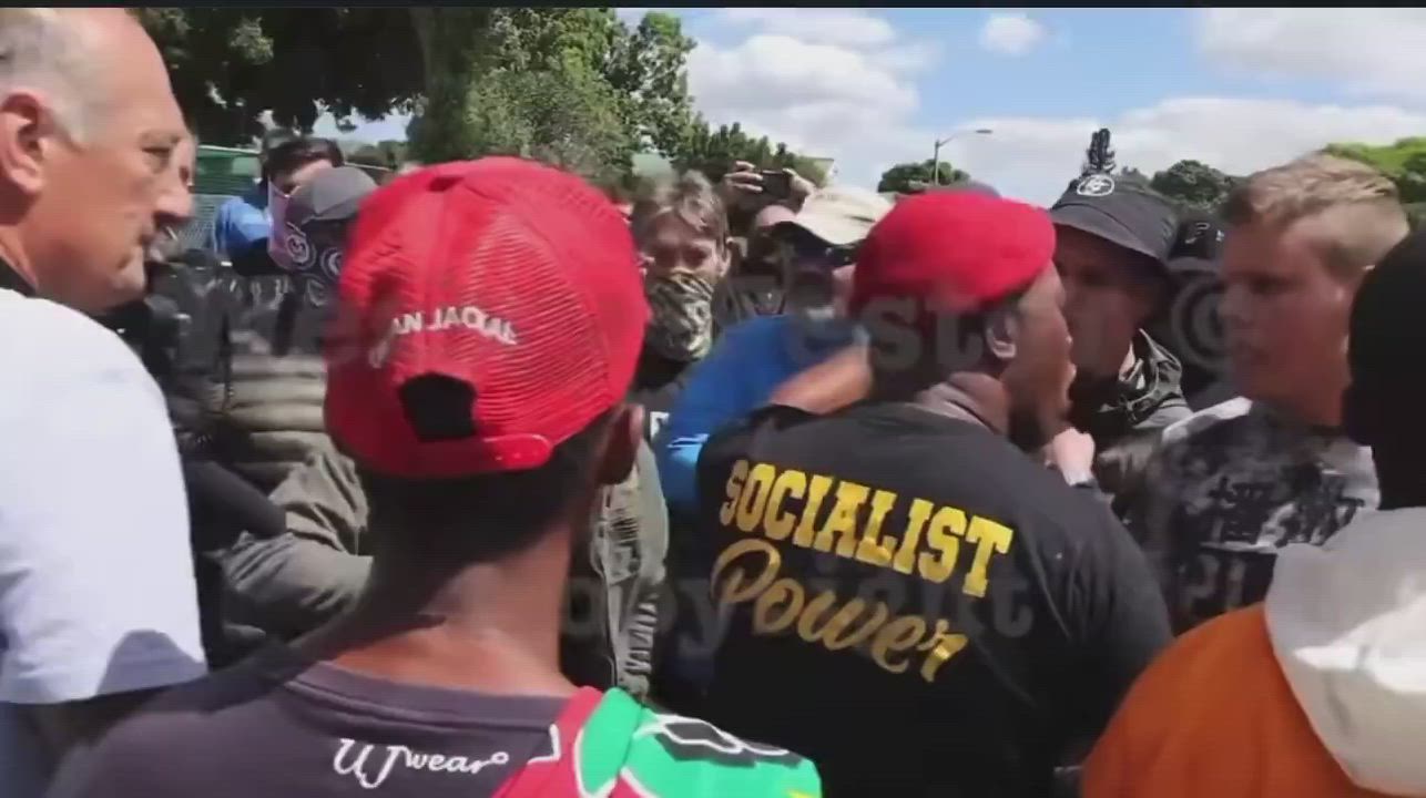 Video of Black South Africans fleeing for their lives after pushback from White South Africans follo...