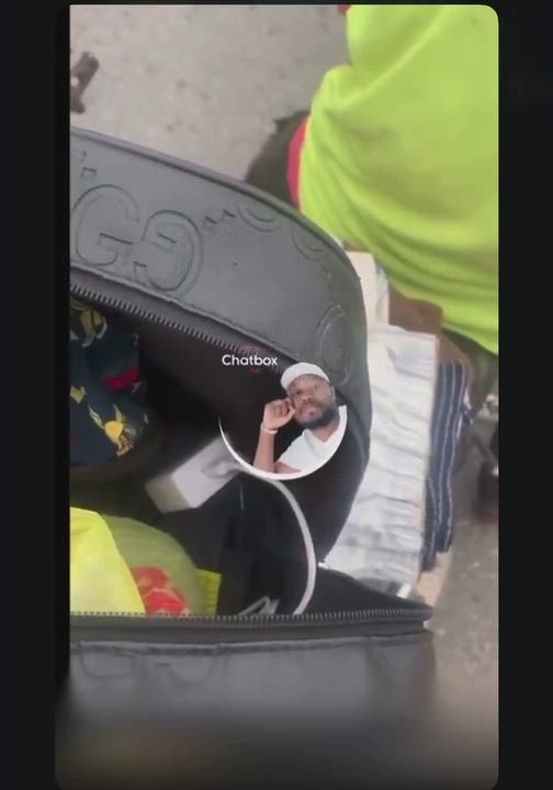 Stop recording and put that phone inside your bag .

~ Police tells young man as he searches his bag