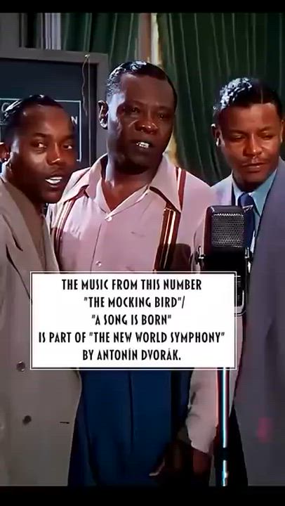 A Song Is Born” 1948Danny Kaye with Golden Gate Quartet, Louis Armstrong Classic Musical Comedy