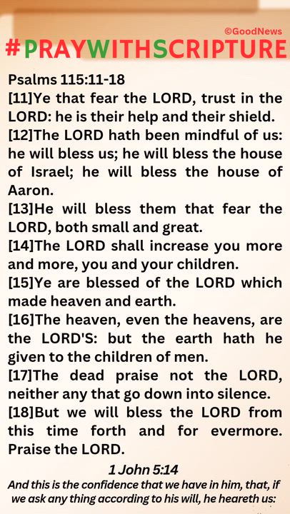 #PrayWithScriptureTodaysBibleReading