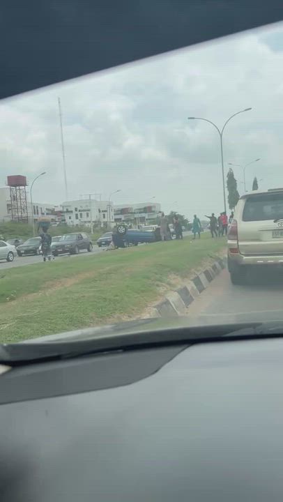 Car crash at Asokoro in Abuja