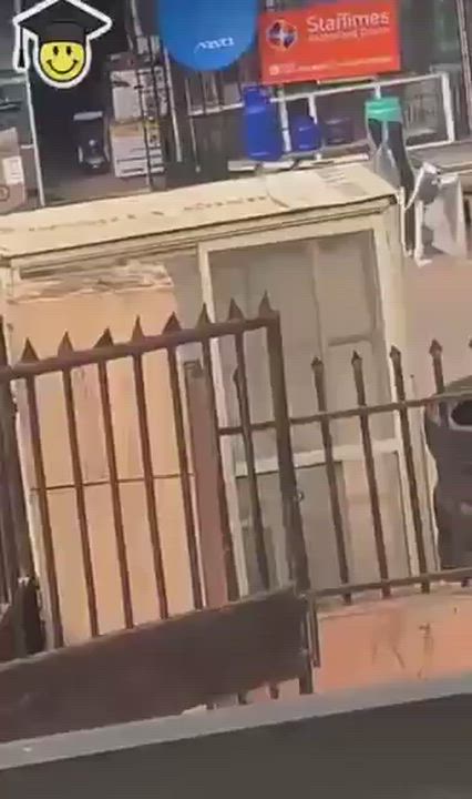 Elderly woman known for her hunched posture while begging people for help suddenly stands upright to...