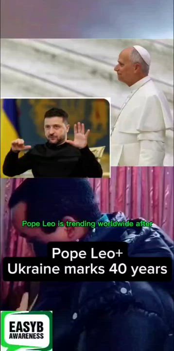 Pope Leo+Ukraine marks 40 years