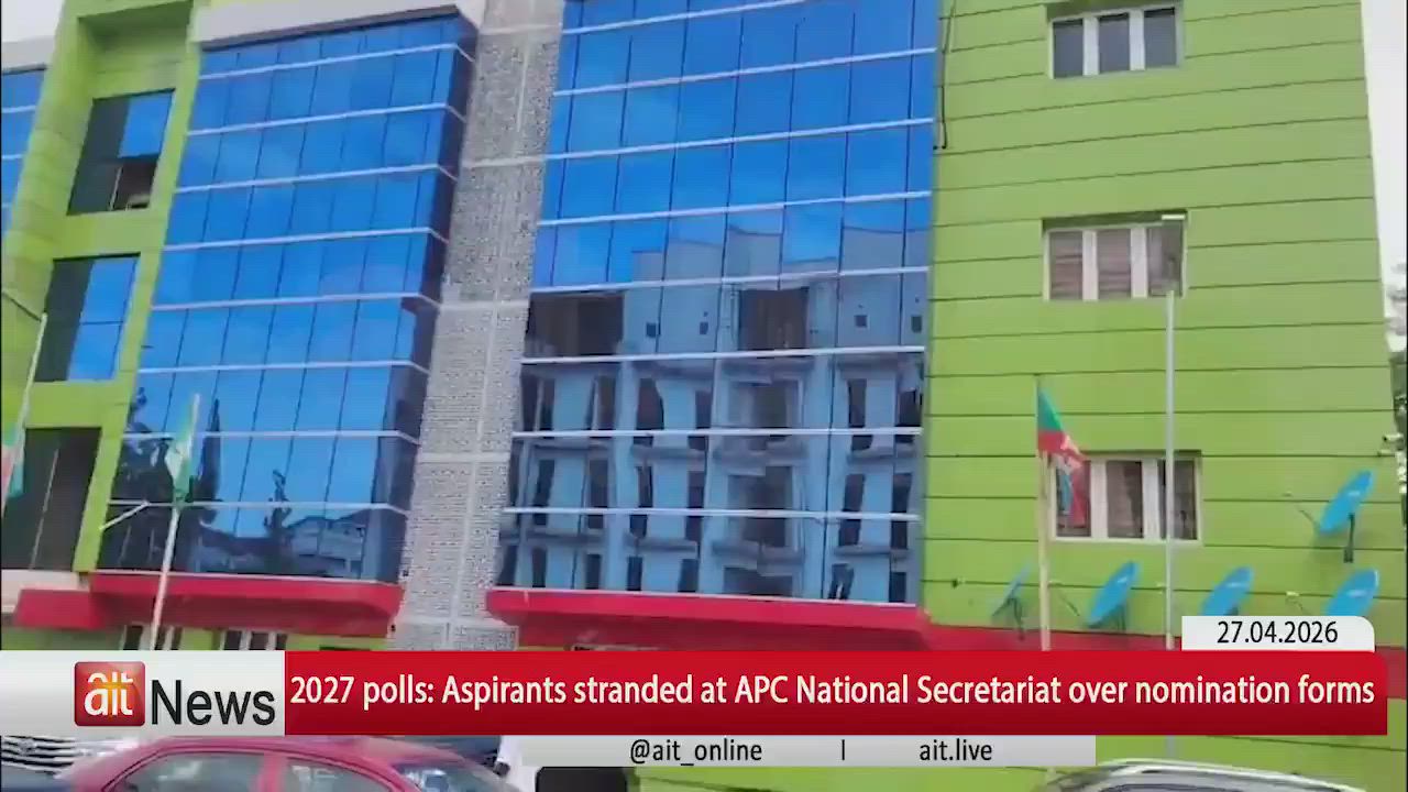 APC Aspirants stranded at APC National Secretariat over 2027 elections nomination forms
