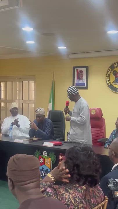 Lagos State Governor Sanwoolu, has officially endorsed his Deputy, Dr. Kadri Obafemi Hamzat, to succ...