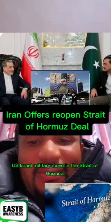Iran Offers Strait of Hormuz Deal