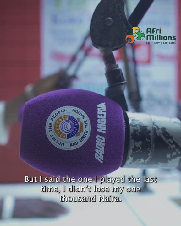 Mr. Amos the lucky man who almost won the Afrimillions jackpot shares how he won N10 million on Afri...