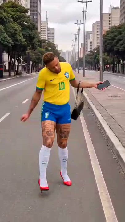 NEYMAR GOING TO THE WORLD CUP IN STYLE