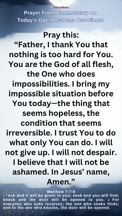 #QuoteFromTodaysOpenHeaven
Read through and follow the steps and action points. Be inspired, love Go...