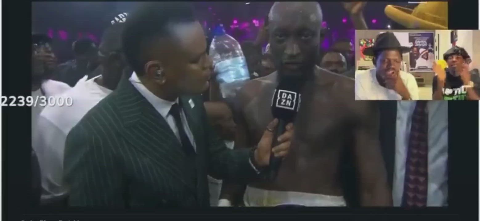 CarterEfe’s victory speech after beating Portable