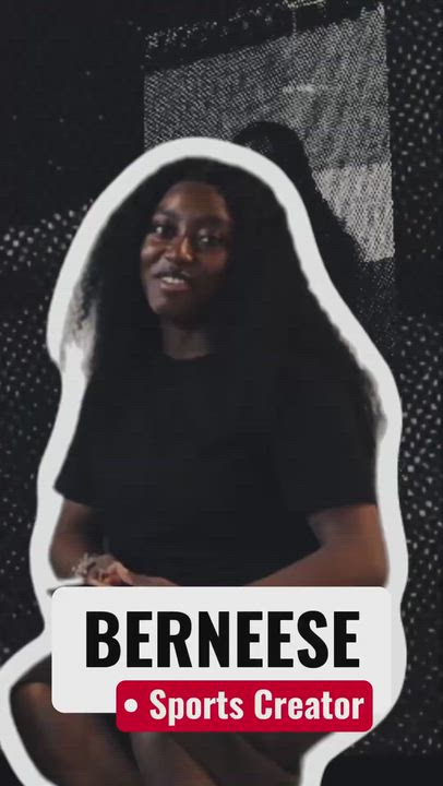Ghanaian content creator Bernice Boakye Ansah, popularly known as Berneese, interviewed #SuperEagles...
