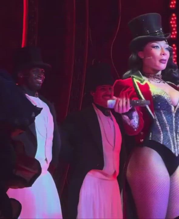 Megan Thee Stallion gave a speech thanking her fans at her final "Moulin Rouge" Broadway show 

"T...