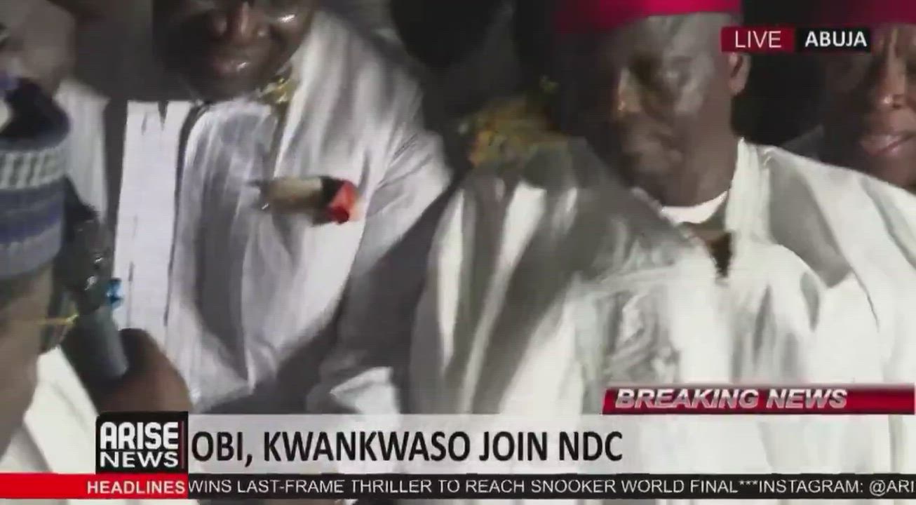 Peter Obi and Kwankwaso have officially joined the NDC and collected their membership cards