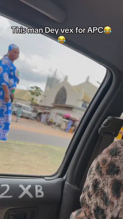 This man saw people wearing APC cloths on the road and he did this to them