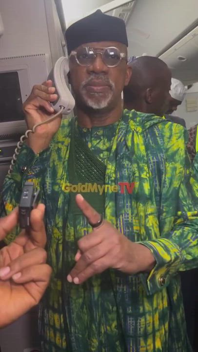 Governor Dapo Abiodun offers powerful prayer to the very first set of passengers embarking on Hajj f...