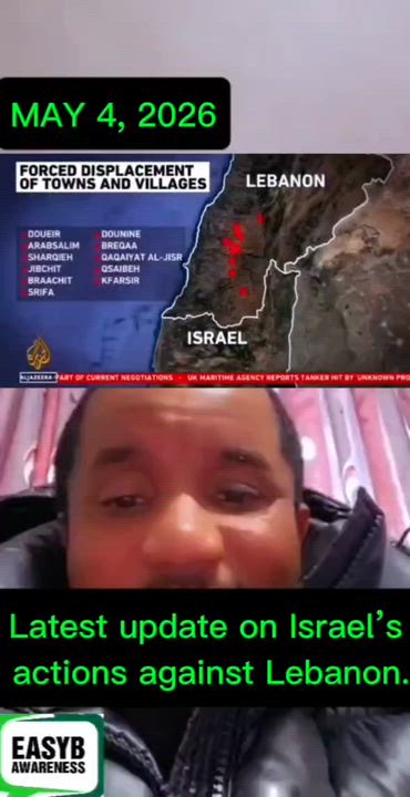 “Latest update on Israel’s actions against Lebanon.”