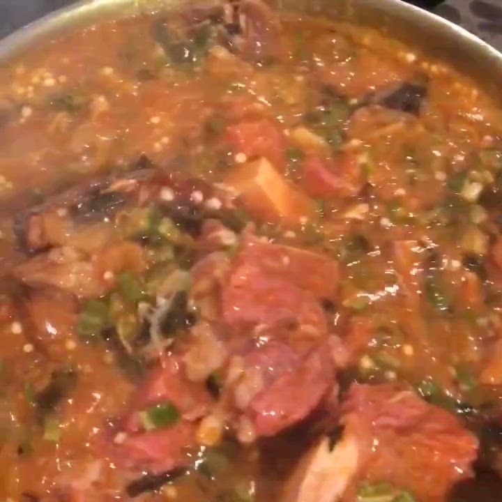 Where are you, lovers of okra soup?😍 Nigerian soups will always have a place in my heart 🇳🇬❤️
#leke...