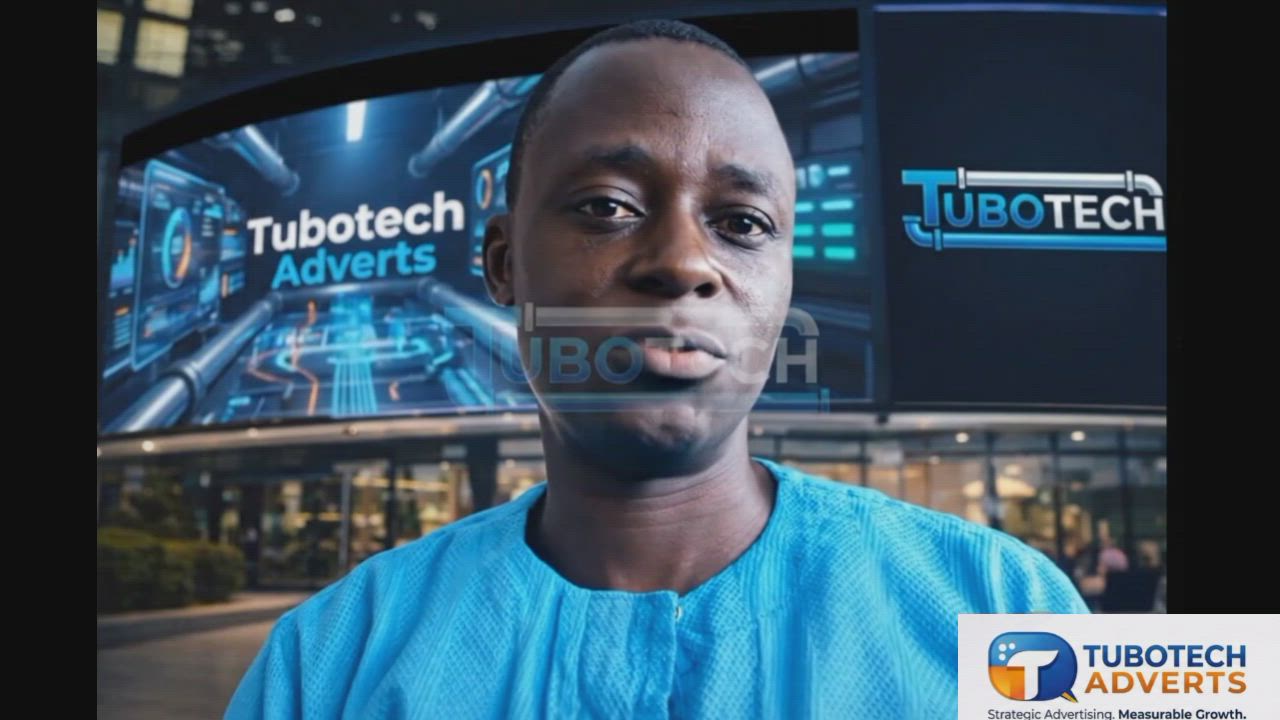 I'm Tubotech Adverts.
Let's talk business